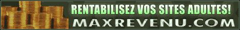MaxRevenu le sponsor adulte en marque blanche pour des b�n�fices en ligne